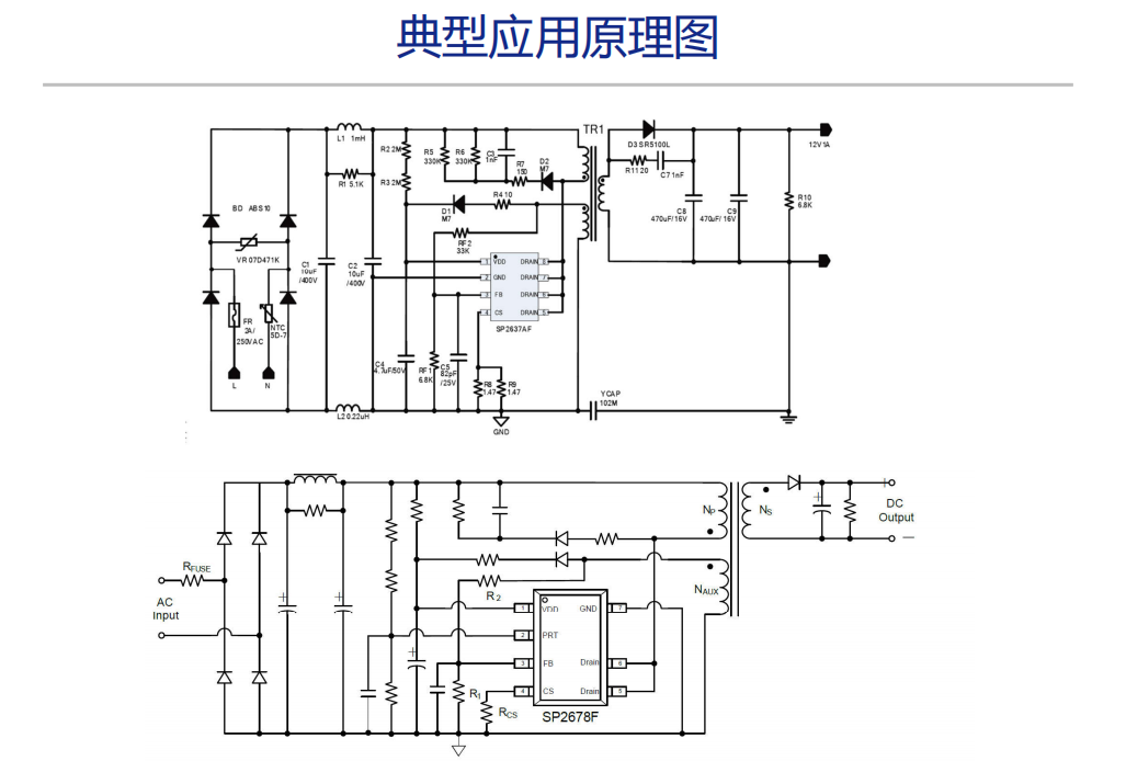 典型應(yīng)用原理圖